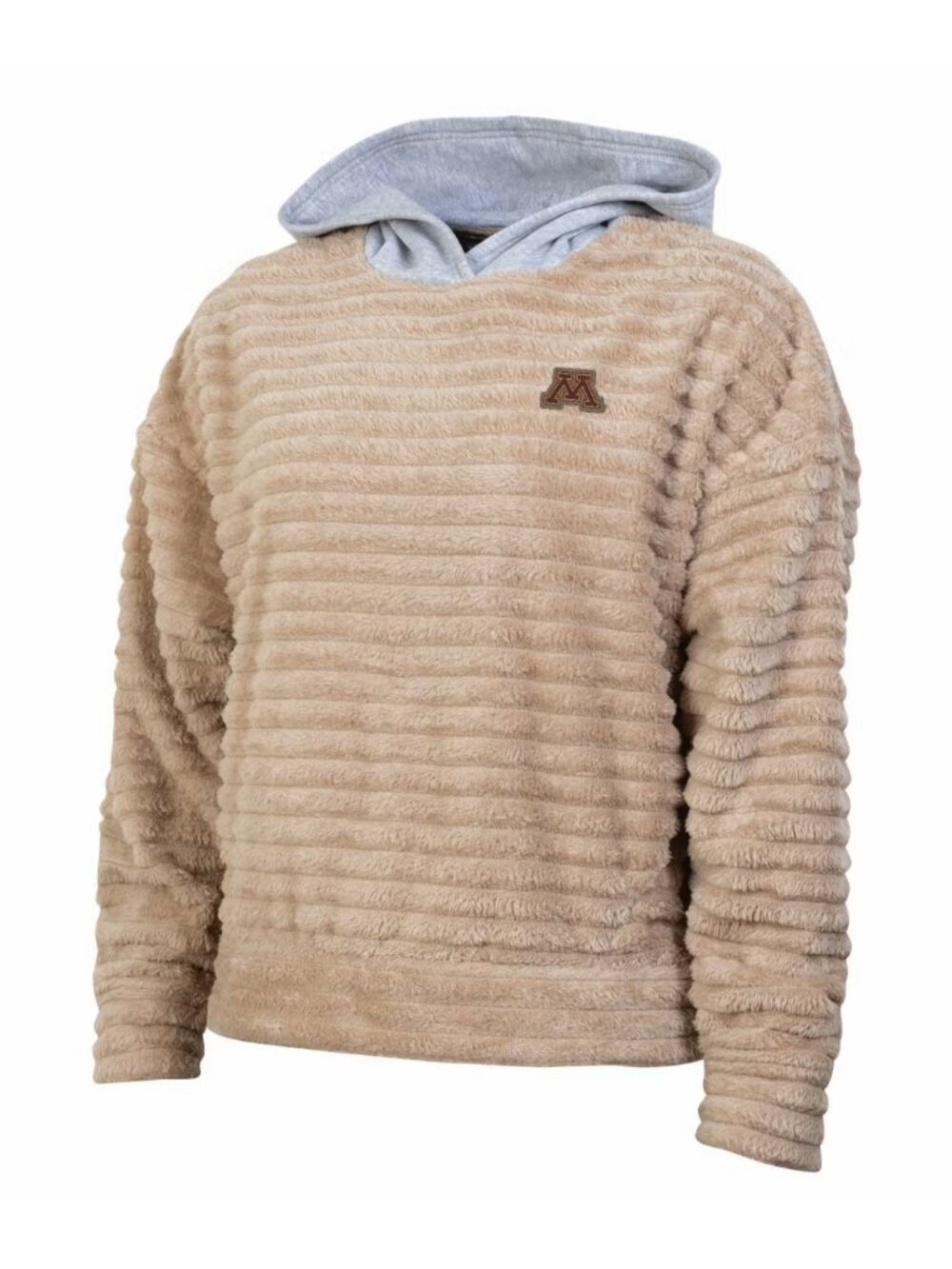 Rivalry Threads Minnesota Golden Gophers Hoodie Ribbed Fleece Tan - Size XL
